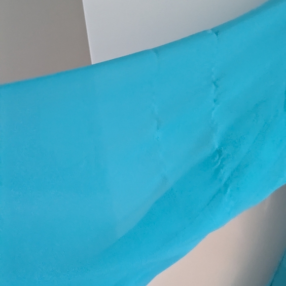 Arabian Party Dress Middle Eastern Blue Teal Turquoise Caftan Embellished beaded - Picture 6 of 12